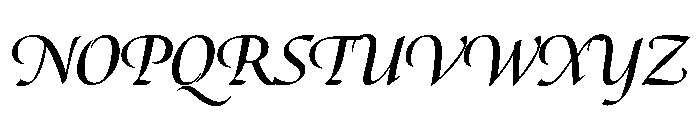 Canto Bold Italic Font UPPERCASE