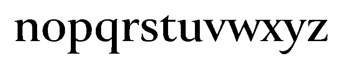 Canto Bold Font LOWERCASE