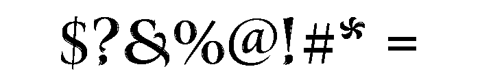 Canto Brush Bold Font OTHER CHARS