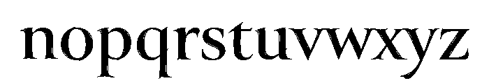 Canto Brush Bold Font LOWERCASE