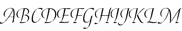 Canto Brush Light Italic Font UPPERCASE