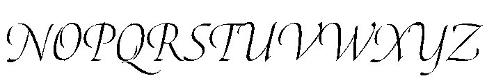 Canto Brush Light Italic Font UPPERCASE