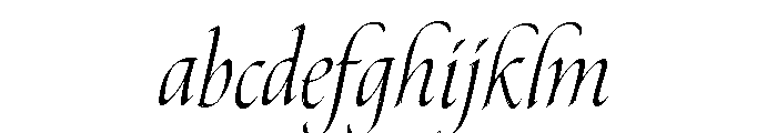 Canto Brush Light Italic FONT