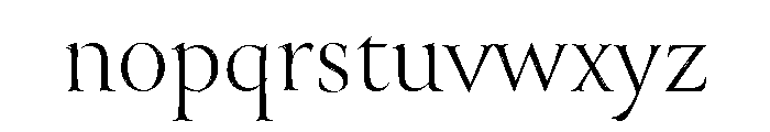 Canto Brush Light Font LOWERCASE