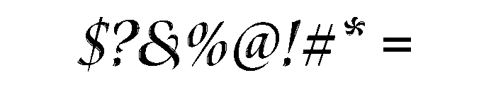 Canto Brush Open Bold Italic Font OTHER CHARS