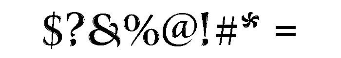 Canto Brush Open Bold Font OTHER CHARS