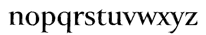 Canto Brush Open Bold Font LOWERCASE