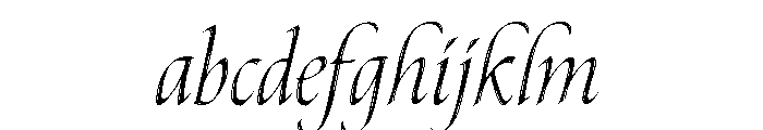 Canto Brush Open Light Italic FONT