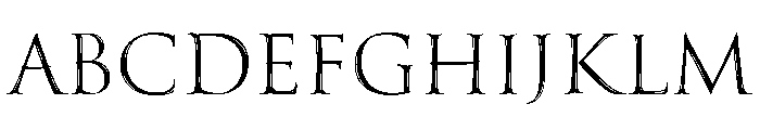 Canto Brush Open Light Font UPPERCASE