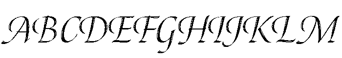 Canto Brush Open Regular Italic Font UPPERCASE
