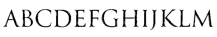 Canto Brush Open Roman Font UPPERCASE