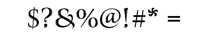 Canto Brush Open Semi Bold Font OTHER CHARS