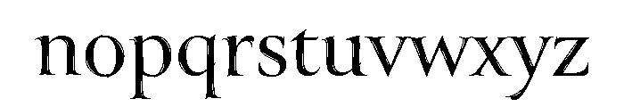 Canto Brush Open Semi Bold Font LOWERCASE