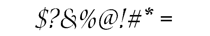Canto Brush Regular Italic Font OTHER CHARS