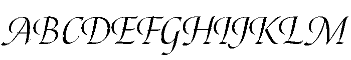 Canto Brush Regular Italic Font UPPERCASE
