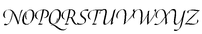 Canto Brush Regular Italic Font UPPERCASE