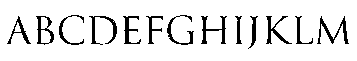 Canto Brush Roman Font UPPERCASE