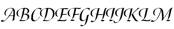 Canto Brush Semi Bold Italic Font UPPERCASE