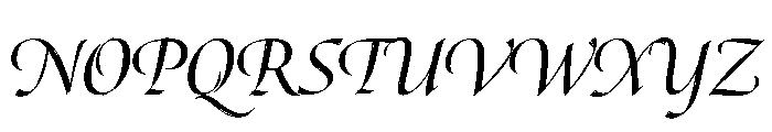 Canto Brush Semi Bold Italic Font UPPERCASE