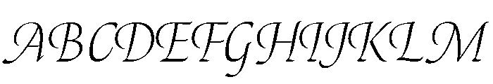 Canto Light Italic Font UPPERCASE