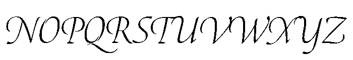 Canto Light Italic Font UPPERCASE
