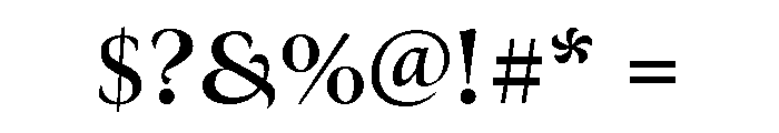 Canto Pen Bold Font OTHER CHARS