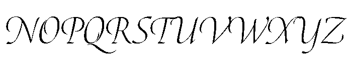 Canto Pen Light Italic Font UPPERCASE