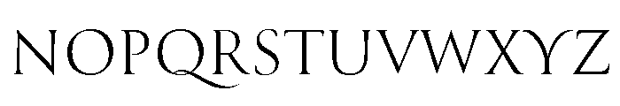 Canto Pen Light Font UPPERCASE