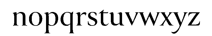 Canto Pen Semi Bold Font LOWERCASE