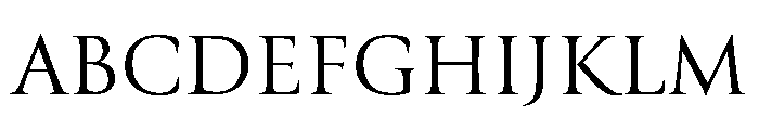 Canto Regular Font UPPERCASE
