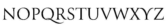 Canto Regular Font UPPERCASE