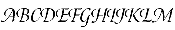 Canto Semi Bold Italic Font UPPERCASE