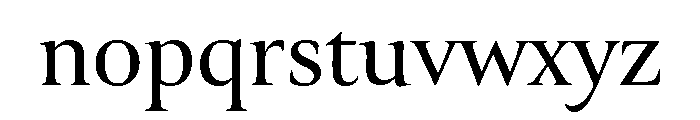 Canto Semi Bold Font LOWERCASE