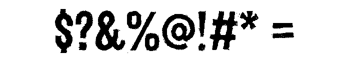 Canvas 3D Sans Kerned Font OTHER CHARS