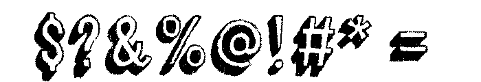Canvas 3D Sans Shadow Font OTHER CHARS