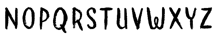 Canvas Curly Sans Combined Font UPPERCASE