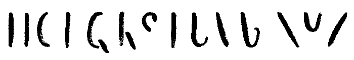 Canvas Curly Sans One Font UPPERCASE