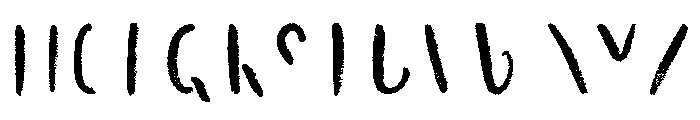 Canvas Curly Sans One Font LOWERCASE