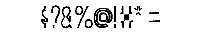 Canvas Inline Heavy A Fill Font OTHER CHARS