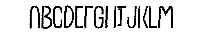 Canvas Inline Heavy A Font UPPERCASE