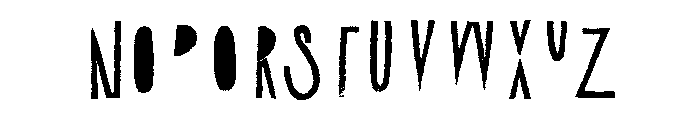 Canvas Inline Heavy B Fill Font UPPERCASE