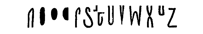 Canvas Inline Heavy B Fill Font LOWERCASE