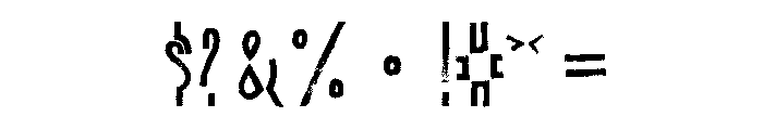 Canvas Inline Heavy B Font OTHER CHARS