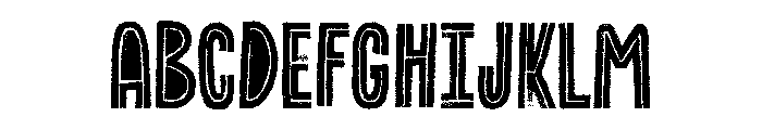 Canvas Inline Heavy Fill Font UPPERCASE