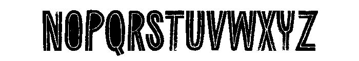 Canvas Inline Heavy Fill Font UPPERCASE