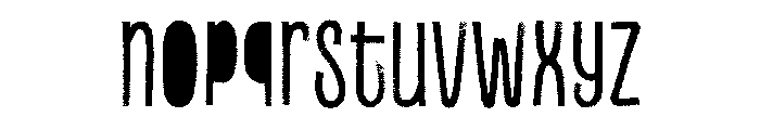 Canvas Inline Regular Fill Font LOWERCASE