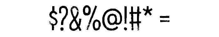 Canvas Inline Regular Font OTHER CHARS