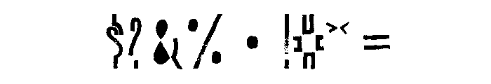 Canvas Lo Res Inline Heavy B Fill Font OTHER CHARS