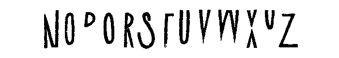 Canvas Lo Res Inline Heavy B Font UPPERCASE