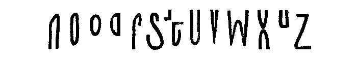 Canvas Lo Res Inline Heavy B Font LOWERCASE